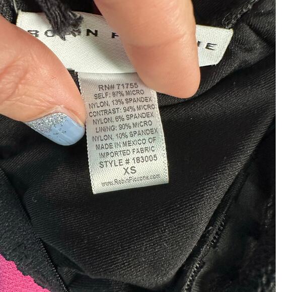 Robin Piccone Carly Lace Halter Bikini Top in Black Size XS - Picture 5 of 14